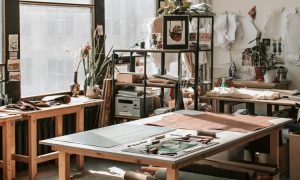 Ruang workshop custom sepatu, Sumber: pexels.com