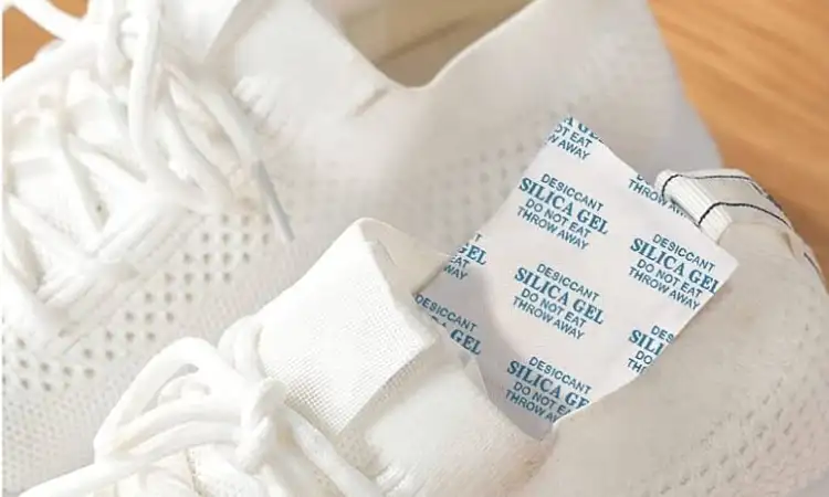 Silica gel pada sepatu, Sumber: amazon.com