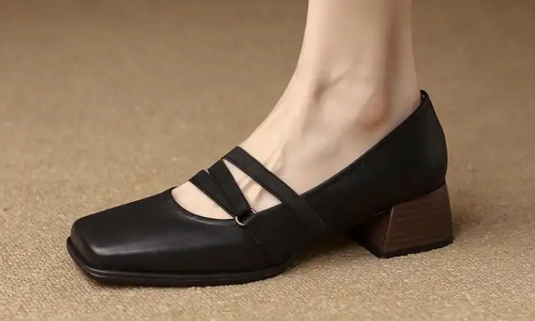 Sepatu ujung persegi, Sumber: shopee.co.id